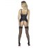 Abierta Fina - sutien push-up cu portjartier (negru) - M