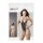 Body sexy cu strasuri, deschis - negru (S-L) 