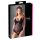 Cottelli - Body din catifea ajustabil (negru)  - 80B/M