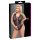 Cottelli Curves Plus Size - body transparent cu model (negru)