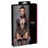 Cottelli - body transparent cu decolteu (negru) 