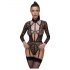 Cottelli - body transparent cu decolteu (negru) 