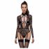 Cottelli - body transparent cu decolteu (negru)  - M