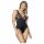 Obsessive Luvae - body cu bust transparent (negru)