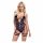 Cottelli - body deschis cu bretele (negru) - M