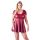 Rochie mini A-line bordo, mărime mare - Cottelli  - XL