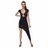 Rochie Cottelli Party - asimetrică cu inel (negru)  - M