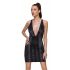 Rochie cu imprimeu de piele de șarpe Cottelli Party (negru)  - M