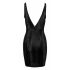 Rochie cu imprimeu de piele de șarpe Cottelli Party (negru)  - M