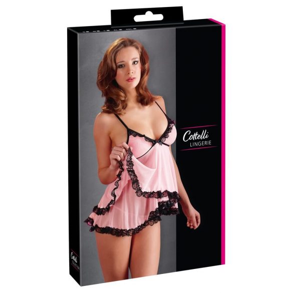 Cottelli - Seductie dulce cu volane - babydoll  - L