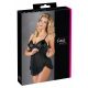 Cottelli - Babydoll cu volane (negru) 