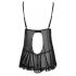 Cottelli - Babydoll cu volane (negru) 