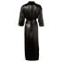 Cottelli - Halat de satin (negru)  - L/XL