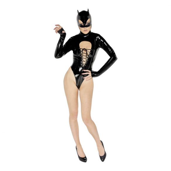 Body Batwoman cu mânecă lungă Black Velvet (negru) 