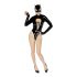 Body Batwoman cu mânecă lungă Black Velvet (negru)  - M