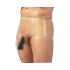 LATEX - boxeri cu prelungitor pentru penis (natural) - L/XL