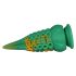 Dildo Caracatiță Octopuss - cu ventuză - 21 cm (verde-galben) 