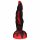 OgazR Hell Dong - dildo cu suprafață aderentă și striații - 20 cm (negru-roșu)