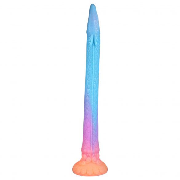 Eel XXL - dildo anal fluorescent - 47 cm (roz) 