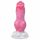 Animalorny Buldog - dildo penis de câine - 17cm (roz)