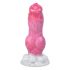 Dildo Bulldog - dildo pentru câini, 17 cm (roz) 