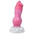 Animalorny Buldog - dildo penis de câine - 17cm (roz)