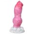 Animalorny Buldog - dildo penis de câine - 17cm (roz)