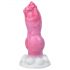 Animalorny Buldog - dildo penis de câine - 17cm (roz)