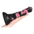 Bad Horse - dildo silicon pentru cai - 18cm (negru-roz) 