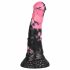 Bad Horse - dildo silicon pentru cai - 18cm (negru-roz) 