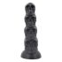 Dildo cu cranii - 22 cm (negru) 