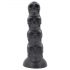 Toppedmonster - dildo craniu - 22 cm (negru)