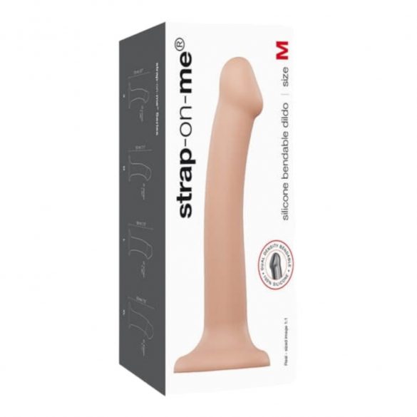 Strap-on-me M - dildo realist dublu strat - mediu (natural) 