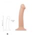 Strap-on-me M - dildo realist cu dublu strat - mediu (natural)