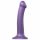 Strap-on-me Metallic Shine M - dildo prietenos cu pielea (mov metalic) 