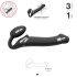 Strap-on-me M - dildo cu prindere - mediu (negru) 