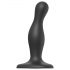 Dildo cu ventuză ondulat Strap-on-me Curvy S - negru 