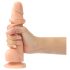 Dildo realist cu ventuză Strap-on-me M - dublu strat (natural) 