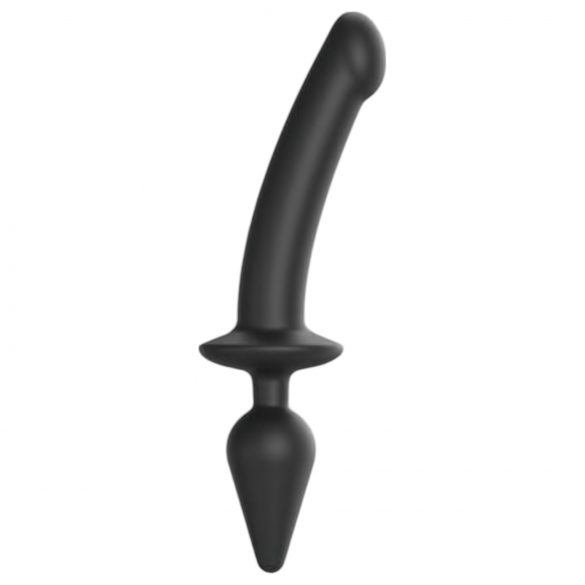 Dildo Strap-on-me Switch Semi-Realist XXL - 2în1 (negru)