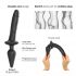 Strap-on-me Switch Realistic S - dildo din silicon 2în1 (negru) 