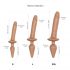 Strap-on-me Switch Realistic S - Dildo silicon 2 în 1 (natural) 