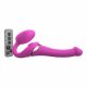 Vibrator cu aer pulse Strap-on-me S, mic, roz 