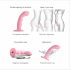 Strap-on-me M - vibrator rezistent la apă pentru punctul G, pulsatoriu (roz) 