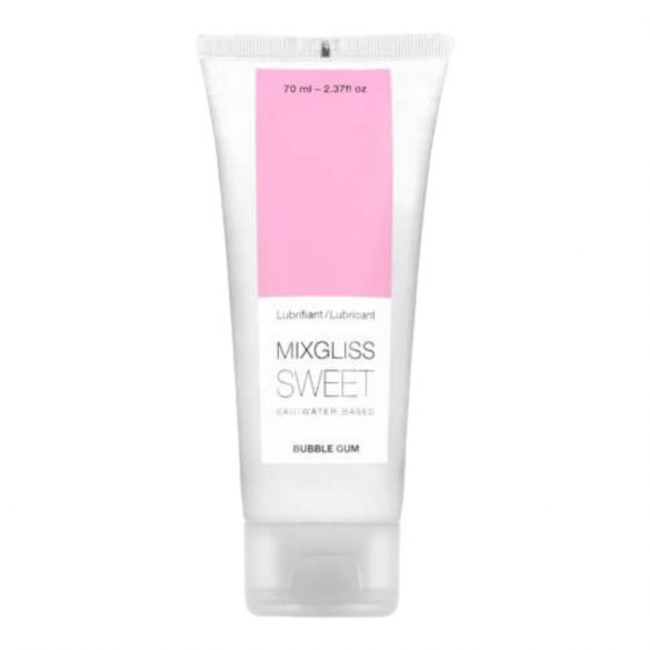 Mixgliss Sweet Bubble Gum - lubrifiant pe bază de apă - gumă de mestecat (70ml) 