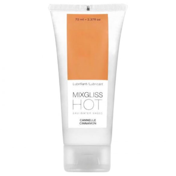 Mixgliss Hot - lubrifiant încălzitor pe bază de apă cu scorțișoară (70ml) 