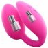 Wonderlove - vibrator clitoridian 2în1 cu acumulator (roz) 