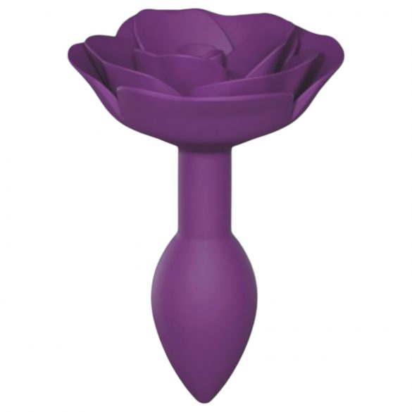 Love to Love Open Roses S - dop anal din silicon (violet)