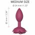 Love to Love Open Roses M - dildo anal din silicon (bordo) 