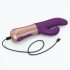 Vibrator Sassy Bunny de la Love to Love - cu acumulator, pulsatoriu și vibrator (mov) 