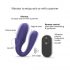 Vibrator pentru cupluri Love to Love Match Up - cu acumulator, radio (mov) 